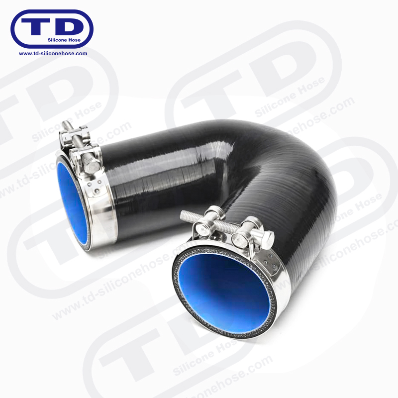 Silicone CXXXV ° cubiti hose